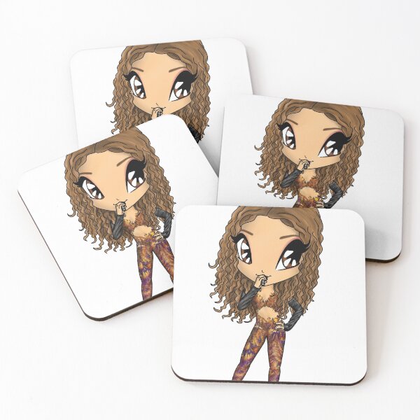 Item preview, Eleni Foureira Fuego Eurovision Song Contest Cyprus 2018 Chibi Cartoon designed and sold by ciseauxamour.
