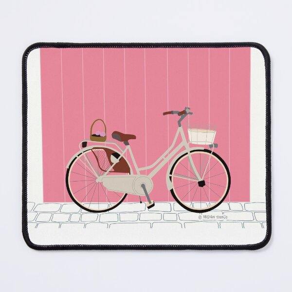 Item preview, Do you ride a bicycle? How to enjoy the holidays. Pink. I like bicycles. designed and sold by yoonjolab.