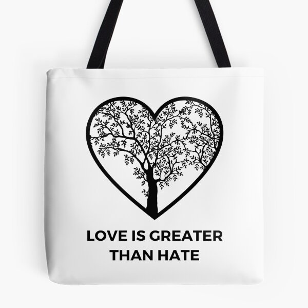 Item preview, LOVE IS GREATER THAN HATE designed and sold by LaBelleMaison.