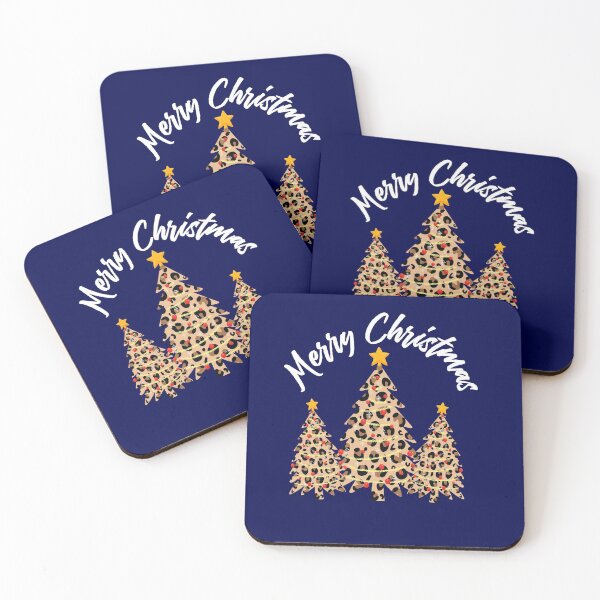 Item preview, Leopard Pattern Design Christmas Tree Stylish Xmas Design designed and sold by niftee.
