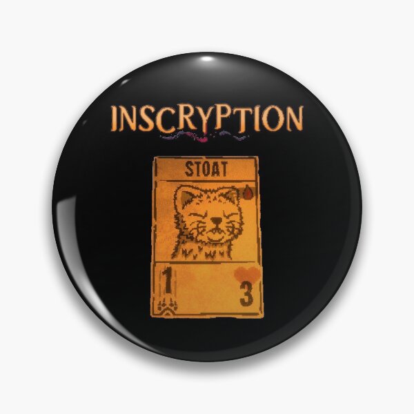Item preview, Inscryption Psychological Horror Stoat Card Game Halloween Scary Spooky Dark Escape-room Puzzles designed and sold by Xeuno.