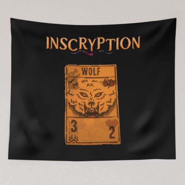 Item preview, Inscryption Psychological Horror Wolf Card Game Halloween Scary Spooky Dark Escape-room Puzzles designed and sold by Xeuno.