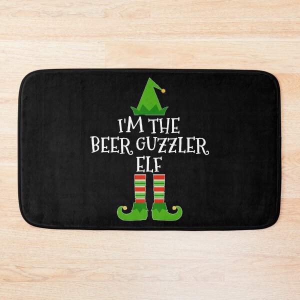 Item preview, I'm The Beer Guzzler Elf Matching Group Christmas graphic designed and sold by TopRatedDesigns.