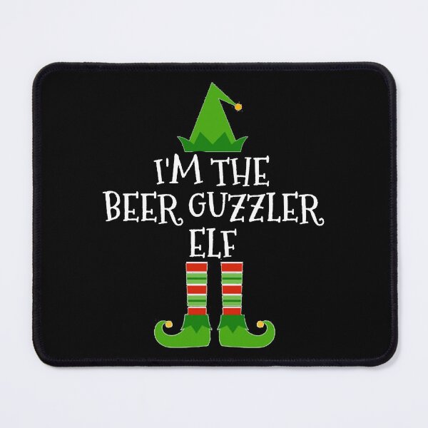 Item preview, I'm The Beer Guzzler Elf Matching Group Christmas graphic designed and sold by TopRatedDesigns.