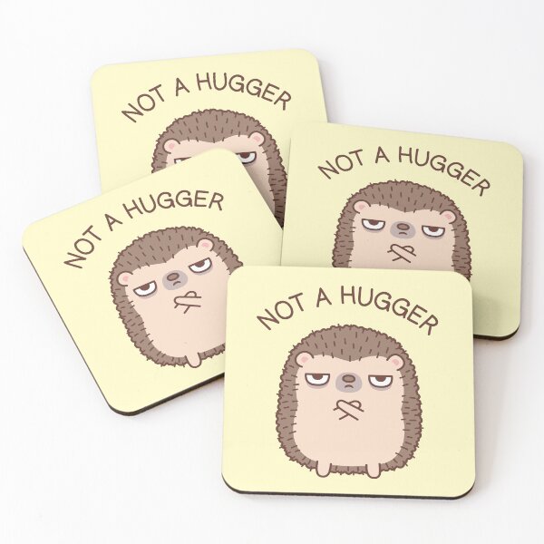 Item preview, Funny Hedgehog Not A Hugger Doodle designed and sold by rustydoodle.