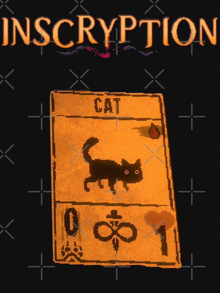 "Inscryption Psychological Horror Black Cat Card Game Halloween Scary