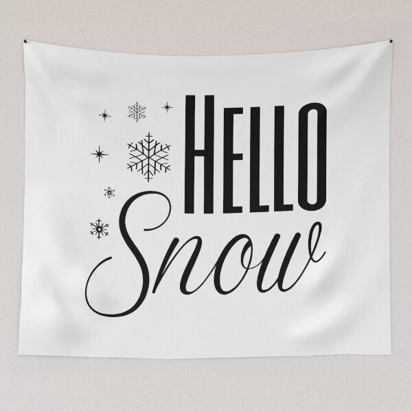 Item preview, Hello Snow designed and sold by AshleysBazaar.