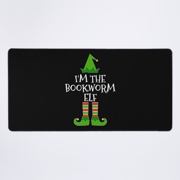 Item preview, I'm The Bookworm Elf Matching Family Christmas print designed and sold by TopRatedDesigns.