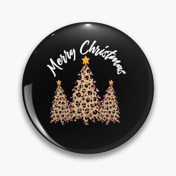 Item preview, Leopard Pattern Design Christmas Tree Stylish Xmas Design designed and sold by niftee.