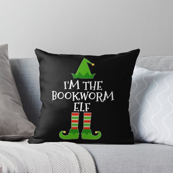 Item preview, I'm The Bookworm Elf Matching Family Christmas print designed and sold by TopRatedDesigns.