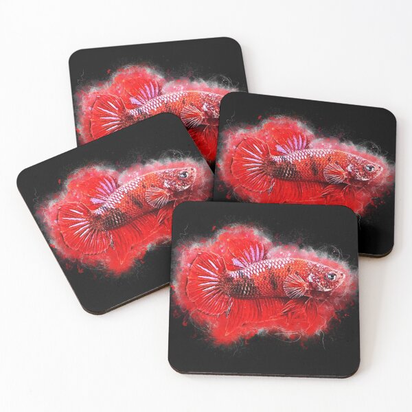 Item preview, Fighting fish Hellboy - Betta splendens. designed and sold by AquariumLutter.