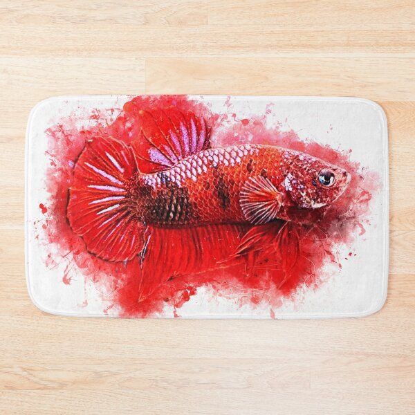 Aperçu de l'œuvre Poisson combattant Hellboy - Betta splendens. créée et vendue par AquariumLutter.