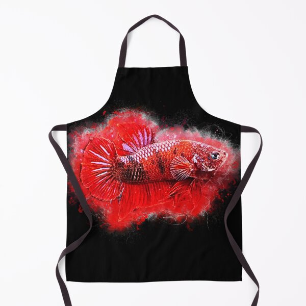 Item preview, Fighting fish Hellboy - Betta splendens. designed and sold by AquariumLutter.