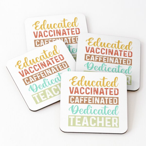 Item preview, Vaccinated teacher designed and sold by saladiin.