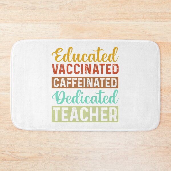 Item preview, Vaccinated teacher designed and sold by saladiin.