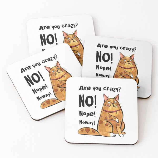Item preview, Cat Says No! designed and sold by AnnBelik.