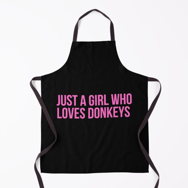 Item preview, Just A Girl Who Loves Donkeys designed and sold by PinkPerfect.