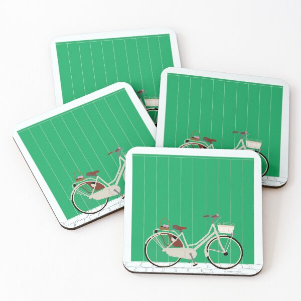 Item preview, Do you ride a bicycle? How to enjoy the holidays. Green. I like bicycles. designed and sold by yoonjolab.