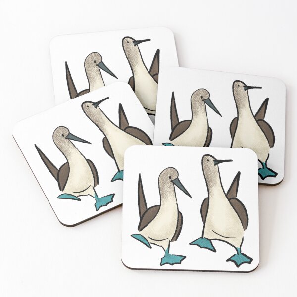 Item preview, Blue footed booby birds designed and sold by Lythop-art.
