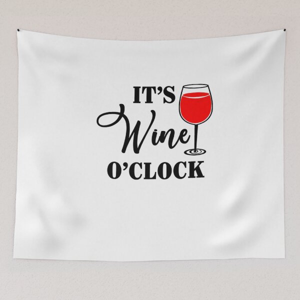 Item preview, Its Wine OClock Shirt Quote Women Drinking Funny Wine Gifts Day designed and sold by HalleHoughton.