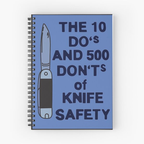 Item preview, The 10 Dos and 500 Don'ts of Knife Safety  designed and sold by The Unkown Store.