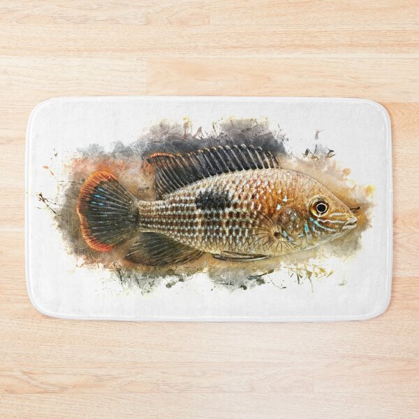 Item preview, Goldsaum cichlid - Aequdens rivulatus designed and sold by AquariumLutter.