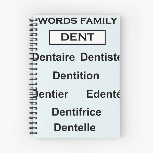 Item preview, words family DENT designed and sold by TAKUSDesign.