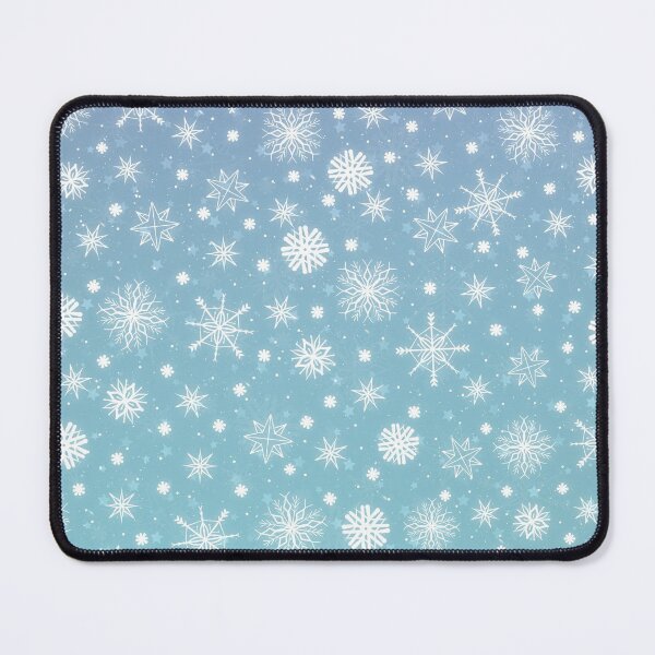 Item preview, White Snowflakes Blue Design designed and sold by NdesignTrend.