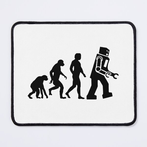 Item preview, Theory of Evolution of Mechanics Love Robot Human Mechanic Gift Premium Apparel Funny Holiday Xmas designed and sold by DesignByHeartUK.