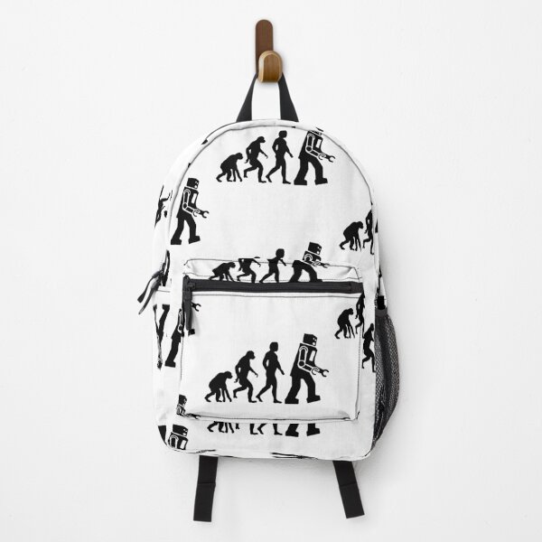 Item preview, Theory of Evolution of Mechanics Love Robot Human Mechanic Gift Premium Apparel Funny Holiday Xmas designed and sold by DesignByHeartUK.