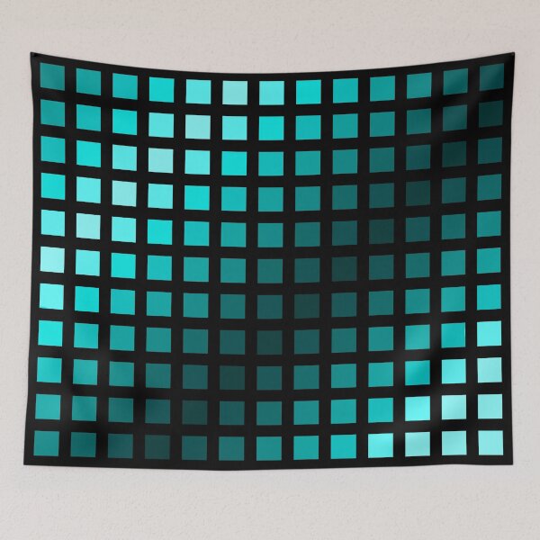 Item preview, Mint Gradient Geometric Pattern designed and sold by kerimeart.