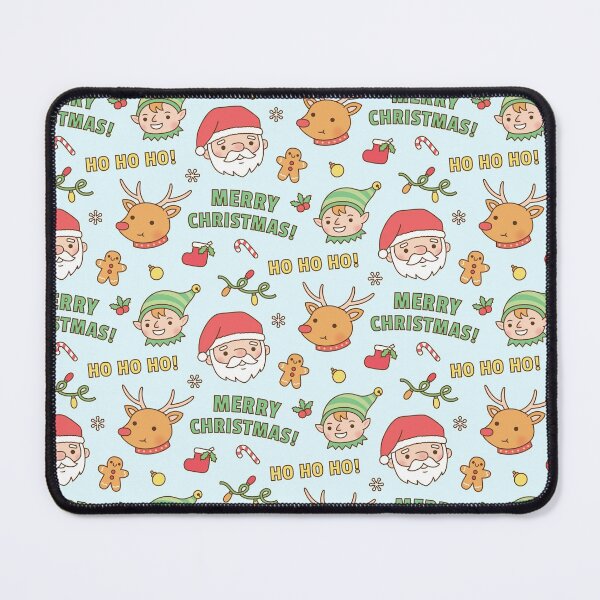 Item preview, Cute Elf, Reindeer, Santa Claus, Merry Christmas Pattern designed and sold by rustydoodle.