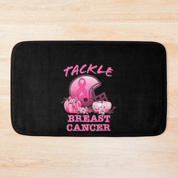 Aperçu de l'œuvre Tackle Breast Cancer Football Maillot de sensibilisation au cancer du sein créée et vendue par erinjankd0d.
