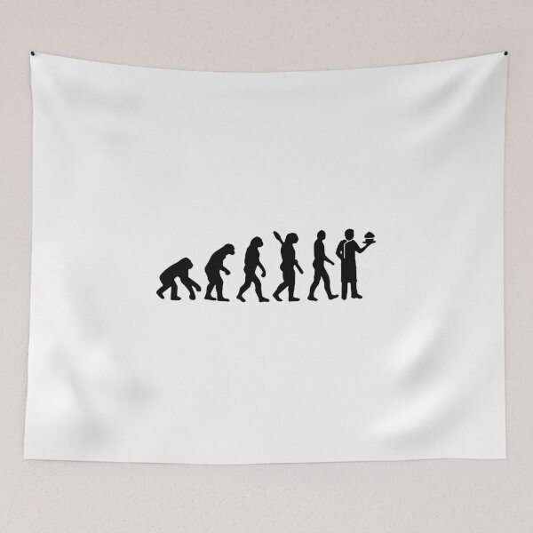 Artikelvorschau, Evolution of Baker Born to become Chef Evolution Chef Masterchef Gift Premium Apparel Funny Holiday Xmas entworfen und verkauft von DesignByHeartUK.