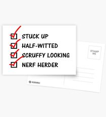 Han Solo To-Do List: Postcards