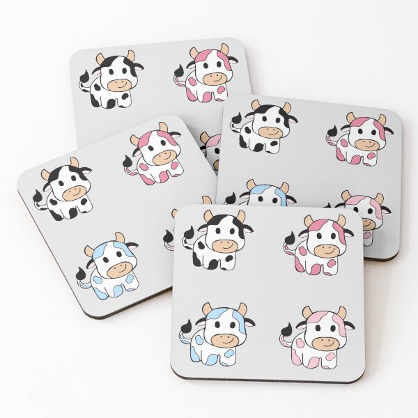 Item preview, Super adorable colorful cow pattern ( pack ), happy minimalistic cows designed and sold by Barolina.