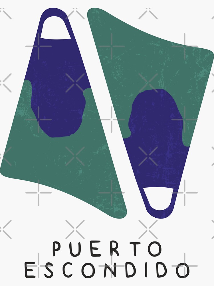 "BODYBOARD PUERTO ESCONDIDO" Sticker for Sale by Redbubble