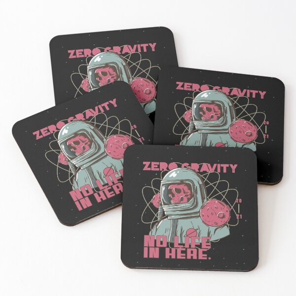 Item preview, Zero Gravity No Life In Here- Vintage Astronaut Skeleton Design designed and sold by Red-ElYoubi.
