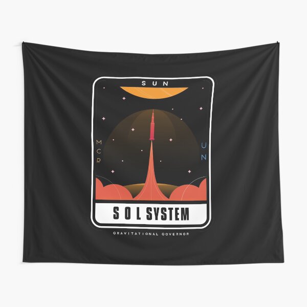 Item preview, Solar System Minimalist Patch designed and sold by GraphifyArt.