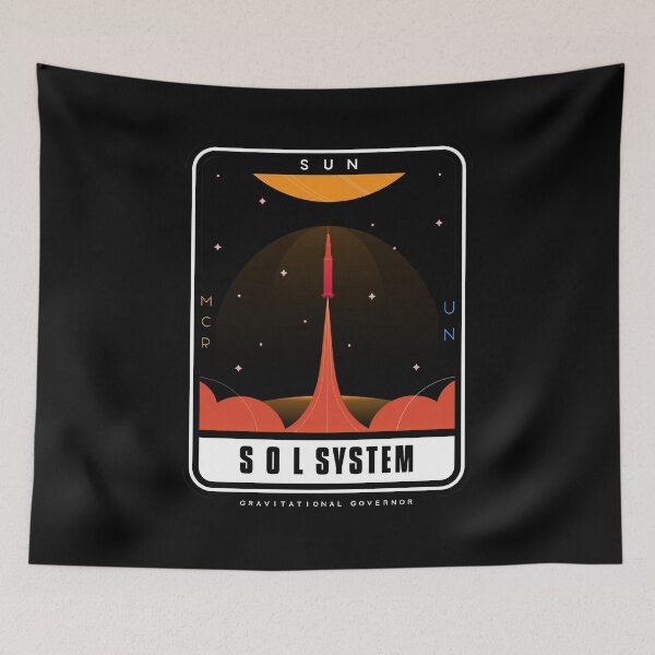 Item preview, Solar System Minimalist Patch designed and sold by GraphifyArt.