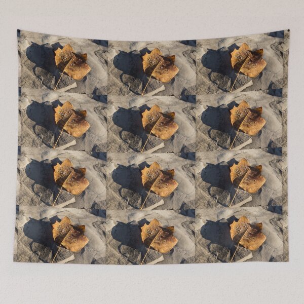 Item preview, Tulip Tree Leaf – Frozen Raindrops in the Sunshine designed and sold by Georgia Mizuleva.