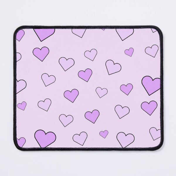 Item preview, Super Simple Minimalistic Pastel Purple Hearts Pattern Set designed and sold by Barolina.