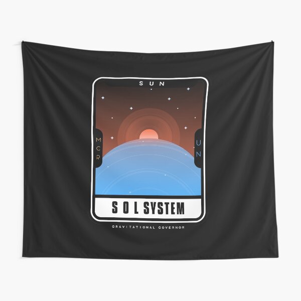 Item preview, Solar System Minimalist Blue Patch designed and sold by GraphifyArt.