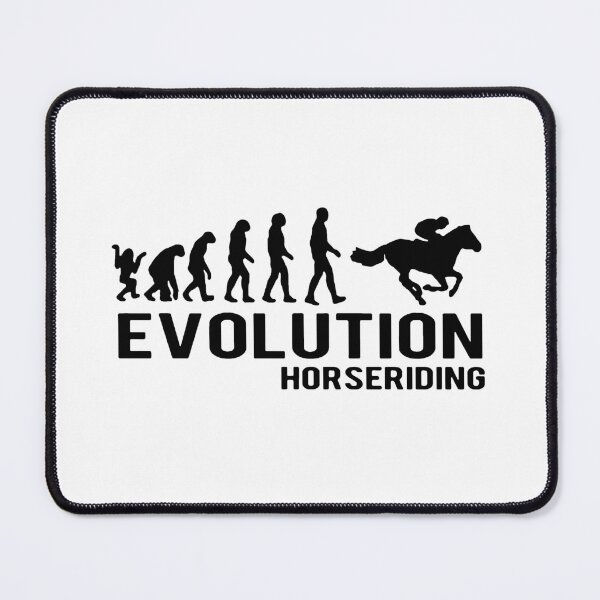 Item preview, Evolution of Horse Riding Vaulting Born to Ride Gift Premium Apparel Funny Holiday Xmas designed and sold by DesignByHeartUK.