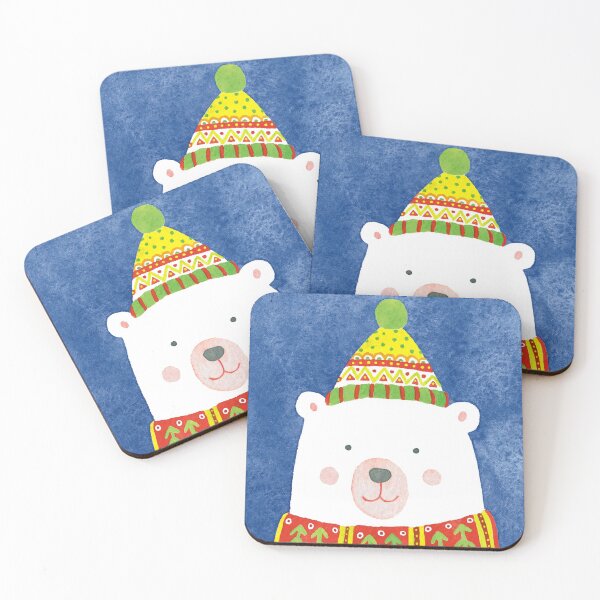 Item preview, Watercolor christmas cute bear designed and sold by Darina Gulbina.