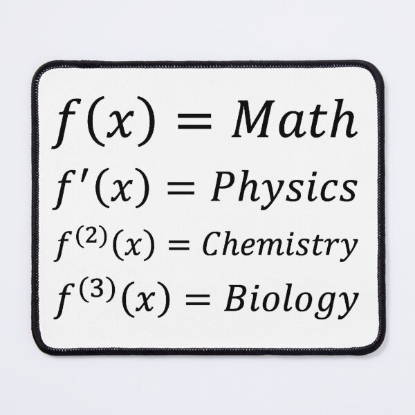 Item preview, funny math, physics, chemistry and biology derivative designed and sold by NoetherSym.