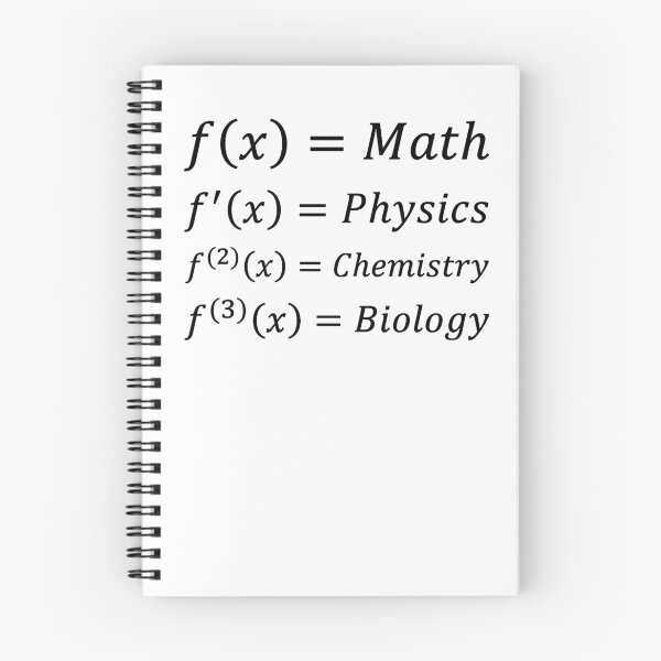 Item preview, funny math, physics, chemistry and biology derivative designed and sold by NoetherSym.