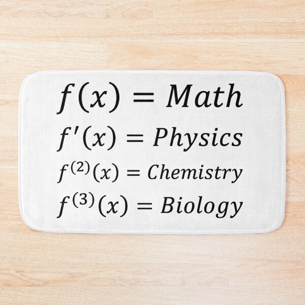 Item preview, funny math, physics, chemistry and biology derivative designed and sold by NoetherSym.