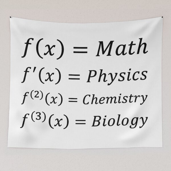 Item preview, funny math, physics, chemistry and biology derivative designed and sold by NoetherSym.
