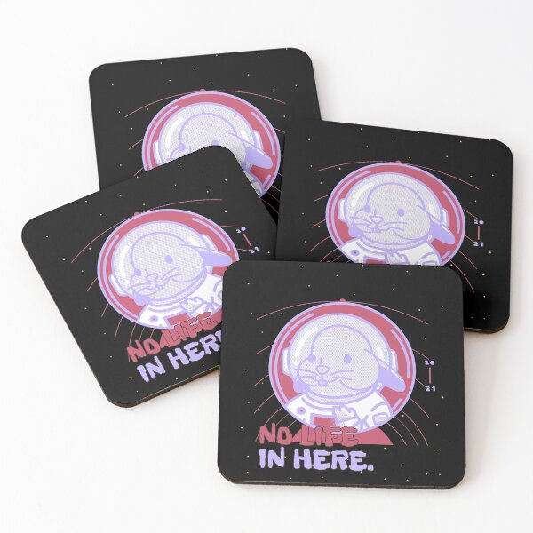 Item preview, No Life In Here- Vintage Astronaut Rabbit In Space Design designed and sold by Red-ElYoubi.